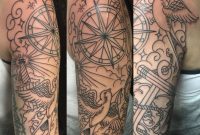 Nautical Theme Half Sleeve Halfsleeve Tattoos Girlswithtattoos inside sizing 2208 X 2208