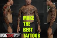 Nba 2k17 Tipstricks Full Arm Sleeve Chest Tattoo Tutorial pertaining to dimensions 1920 X 1080