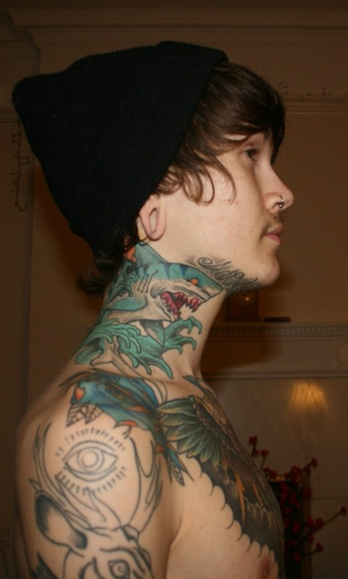 Neck Sleeve Tattoo Designs Best Tattoo Design intended for sizing 700 X 1162