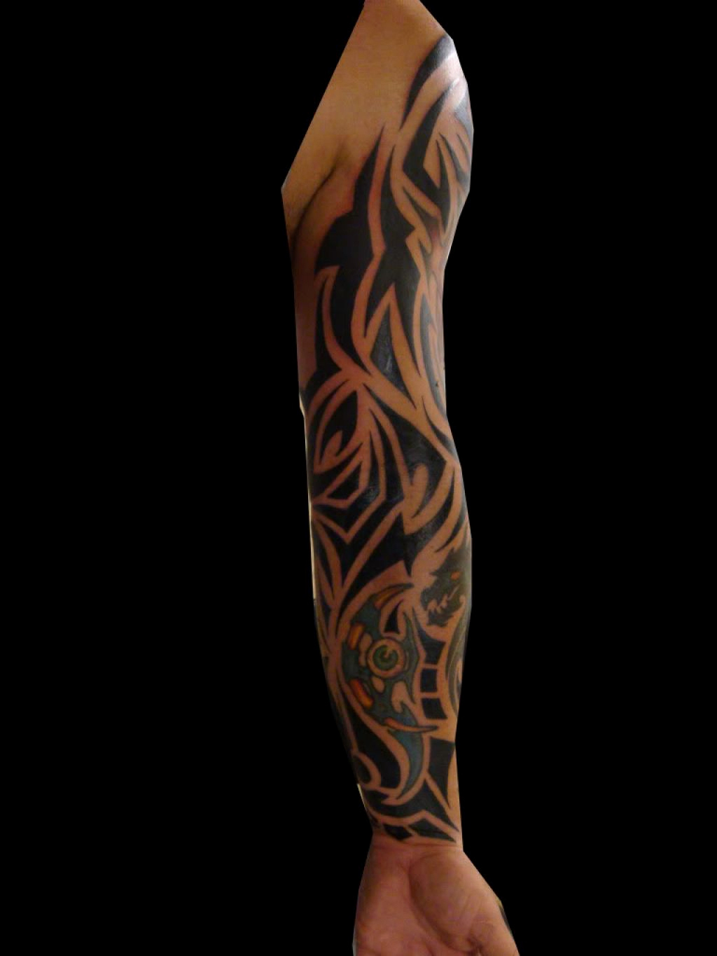 New Full Arm Sleeve Tribal Tattoo Designs Tattoo within sizing 1024 X 1365
