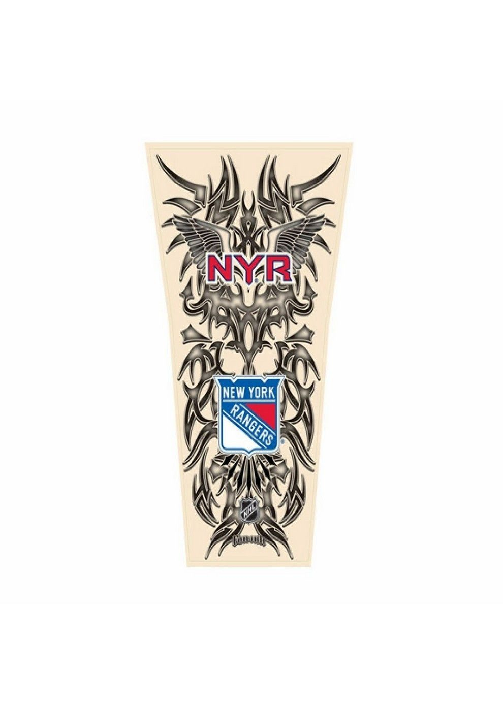 Nhl Tribal Tattoo Sleeve Mens One Size New York Rangers in measurements 990 X 1386