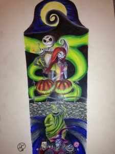 Nightmare Before Christmas Tattoo Sleeve Design Emberx2xinferno9 throughout proportions 774 X 1032