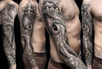 Octopus Sleeve Tattoo Chaim Machlev Inkedcollector with sizing 1400 X 933