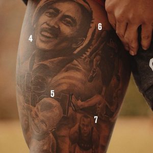 Odell Beckham Jrs Incredible Tattoo Features Malcolm X Michael for measurements 1400 X 1400