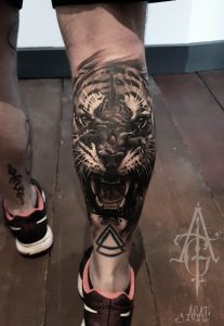 One Session About 5 6h Tattoo Tattoos Tiger Tigertattoo regarding size 2217 X 3208