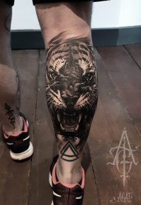 One Session About 5 6h Tattoo Tattoos Tiger Tigertattoo with sizing 2217 X 3208