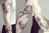 Orchid And Map Tattoo On Sleeve Y Ana Work Design Of Tattoosdesign within proportions 960 X 960