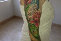 Peacock Sleeve Drew Foster At High Street Tattoo In Columbus inside size 2448 X 3264