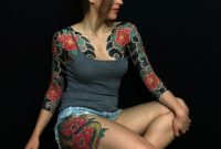 Peonies 34 Sleeve And Snake Japanese Tattoo Caio Pieiro with size 2534 X 2572