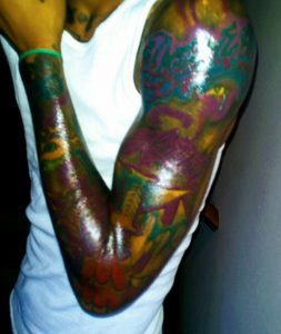 Pin Tareef Tattoos On Color Tattoos Dark Skinmy Tattoos within sizing 1250 X 1481