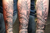Praying Hands Religious Tattoo Adam At Black Apple Studios In in proportions 2100 X 1500