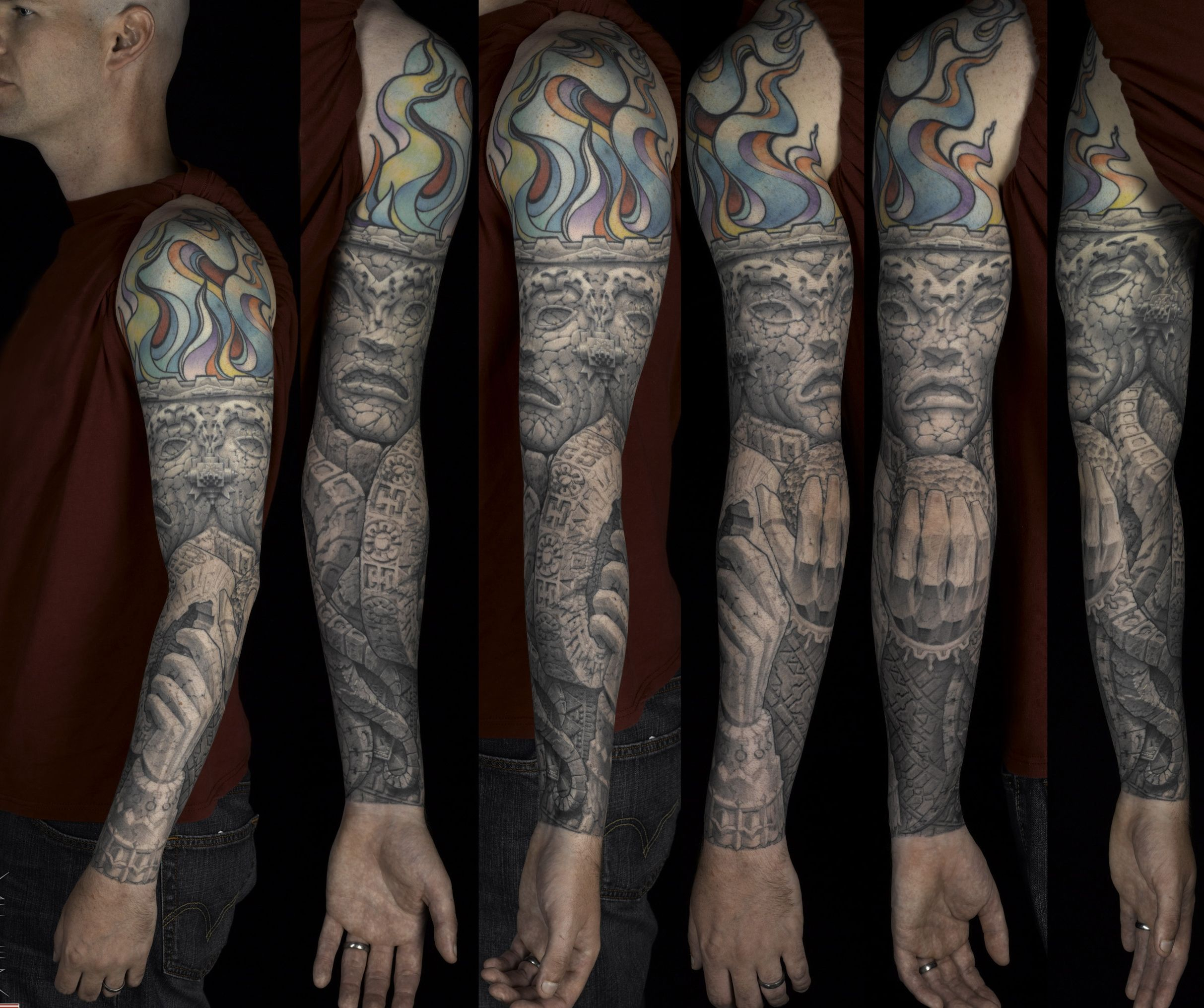 Pre Colombian South American Inspired Sleeve Anil Gupta Nyc inside proportions 2426 X 2031