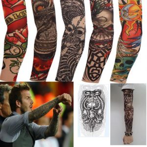 Punk Fake New Mixed 100nylon Elastic Fake Temporary Tattoo Sleeve with regard to size 1000 X 1000