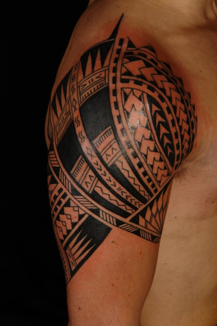 Quarter Sleeve Tattoo Ideas 3 Quarter Sleeve Tattoo Tribal Quarter regarding size 728 X 1091