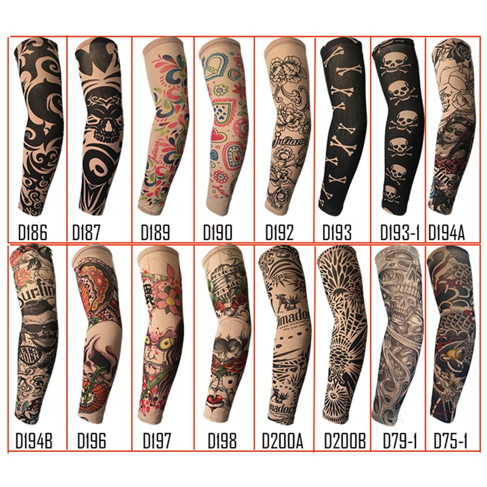 Randomly Trendy Unisex Outdoor Sport Anti Uv Fake Tattoo Sleeves with proportions 1000 X 1000