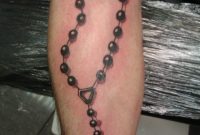 Realistic Black Rosary Forearm Tattoo intended for size 800 X 1200