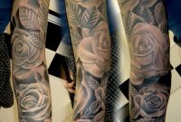 Realistic Rose Tattoos Sleeve Finished This Sleeve Off At Long pertaining to size 2925 X 3824