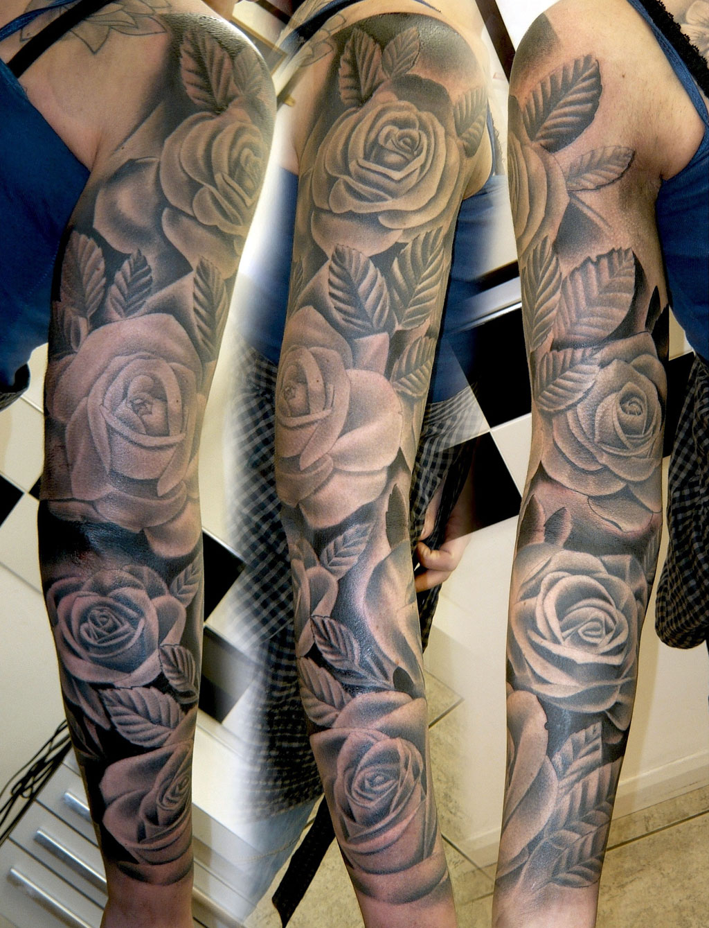 Realistic Tattoo Sleeves Cool Tattoos Bonbaden inside proportions 1024 X 1339