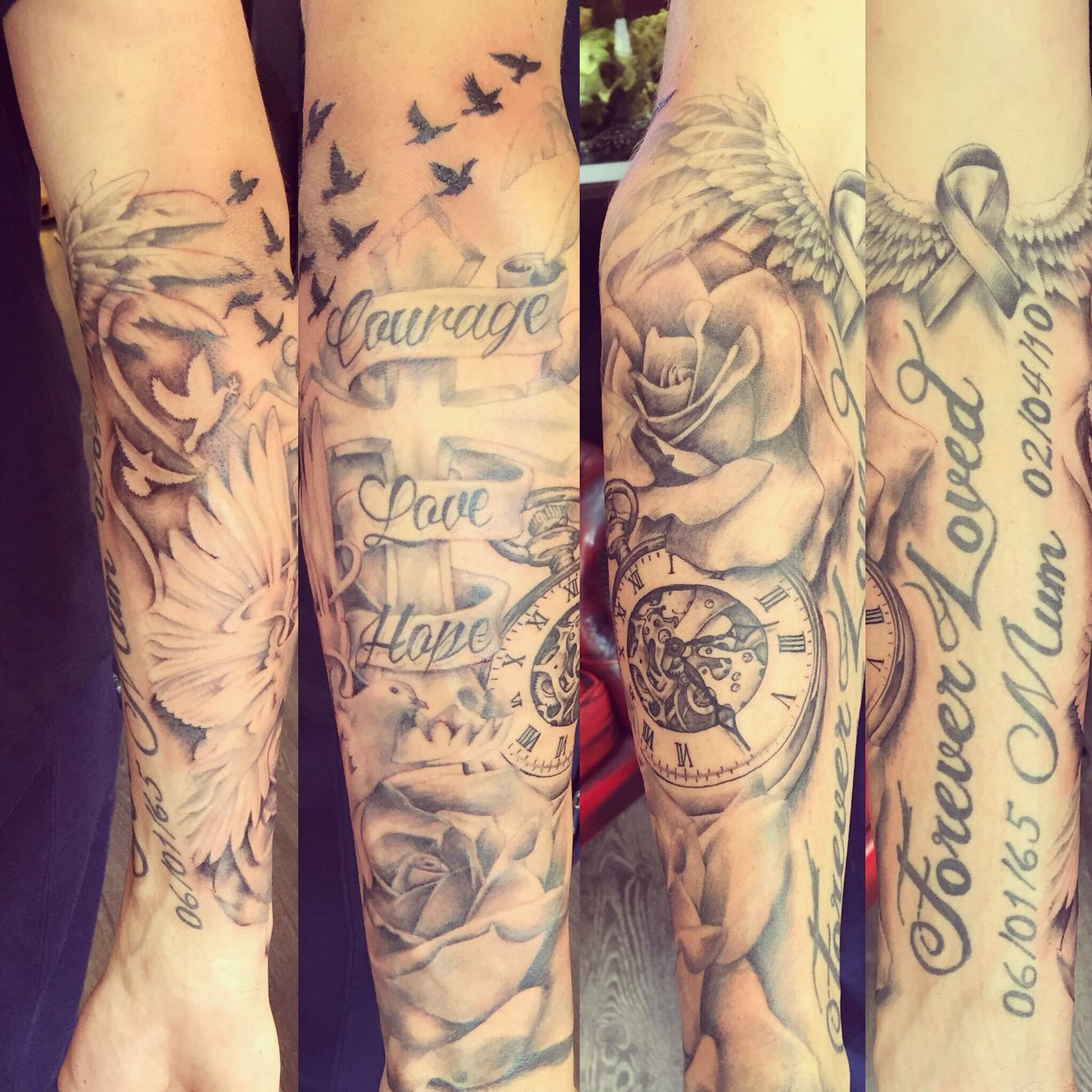 Really Enjoyed This Half Sleeve Writing Not Done Me He Sat regarding proportions 1334 X 1334