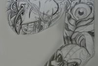 Roughs For Tattoo Sleevepanel Chrisxart On Deviantart intended for sizing 768 X 1024