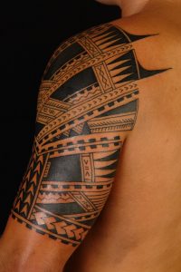 Samoan Sleeve Tattoo Design Shane Tattoo Design Polynesiansamoan inside measurements 1067 X 1600