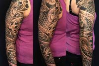 Scar Cover Up Tattoos Koi Japanese Full Sleeve Tattoo Bardadim for size 1000 X 1000