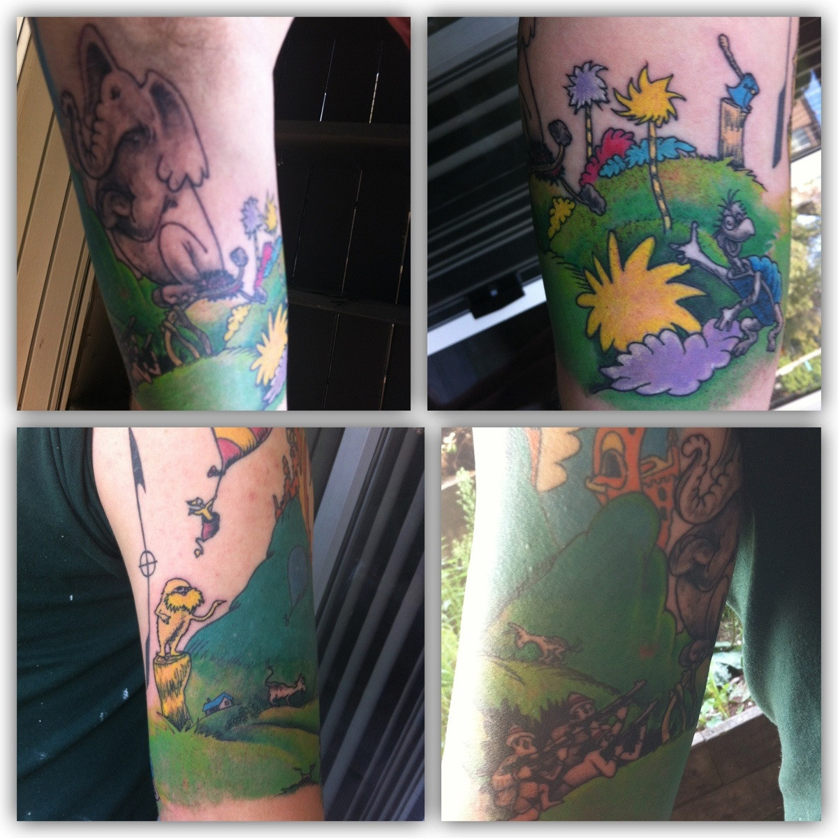 Session 2 Of 3 Dr Seuss Half Sleeve Curtis At The Gallery East intended for measurements 1200 X 1200