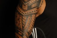Shane Tattoos Polynesian Sleeve Tatau Tattoo Tattoo Project pertaining to measurements 1066 X 1600