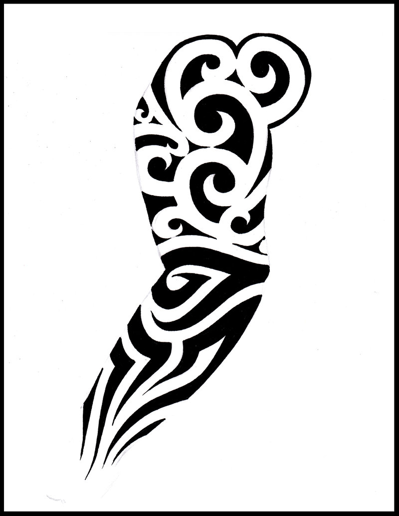 Full Tribal Sleeve / Free Tribal Tattoo Designs / Free Tattoo ...