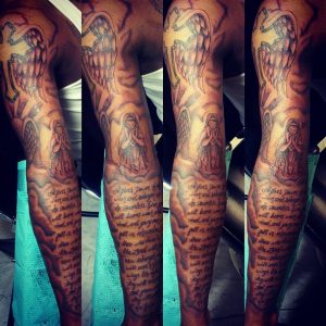 Sleeve Tattoo I Freehanded Montykvirge On Deviantart inside size 894 X 894