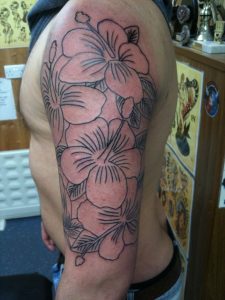 Sleeve Tattoos For Women Flower Half Sleeve Tattoos Designs And for measurements 768 X 1024