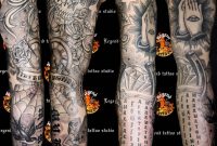 Sugar Skull Praying Hands Spider Web Sleeve Tattoo throughout dimensions 1024 X 1239