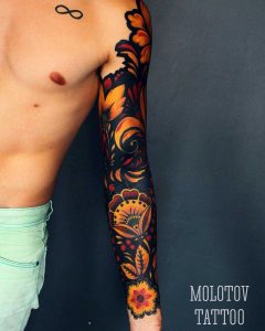 Super Cool Russian Ornament Sleeve Tattoo It Definitely Reminds Me in measurements 1080 X 1350