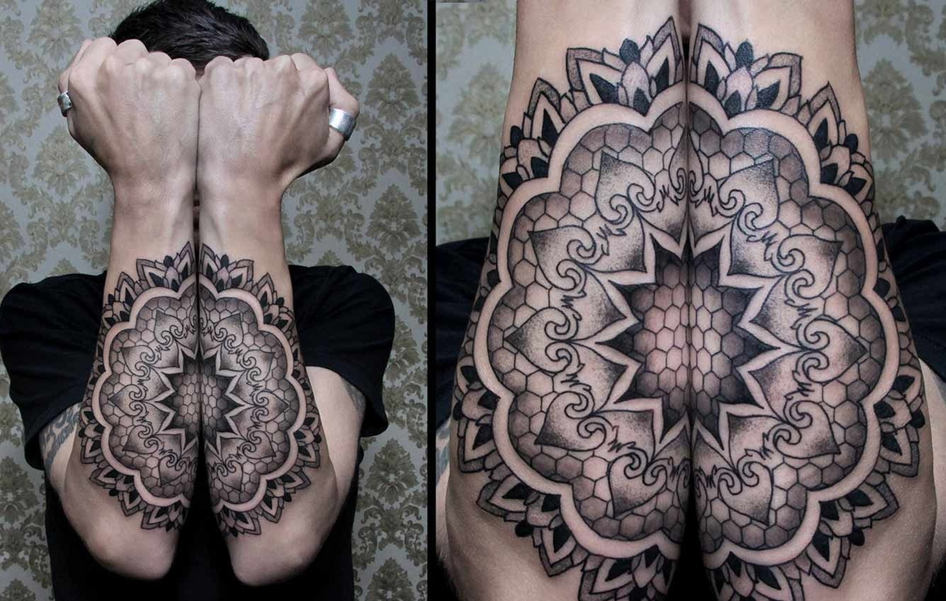 Symmetrical Tattoo Chaim Machlev Design Of Tattoosdesign Of Tattoos regarding size 1337 X 849