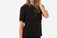 Tab Sleeve Top Bamboo Shirt in dimensions 800 X 1200