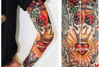 Tattoo Arm Sleeve Men Summer Sleeves Warmers Block Nylon Casual throughout measurements 1000 X 1000