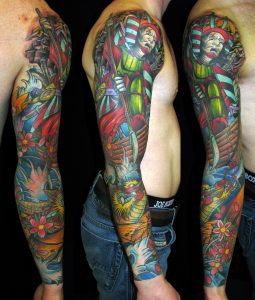Tattoo Design Japanese Samurai Stunning Japanese Samurai Sleeve with regard to size 2478 X 2910