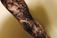 Tattoo Full Sleeve Lion Rose Angel Religious Beauty with regard to dimensions 1599 X 1935