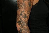 Tattoo Ideas Flower Sleeve Tattoos Tattoo Sleeve Unique Tattoo with regard to proportions 736 X 1104