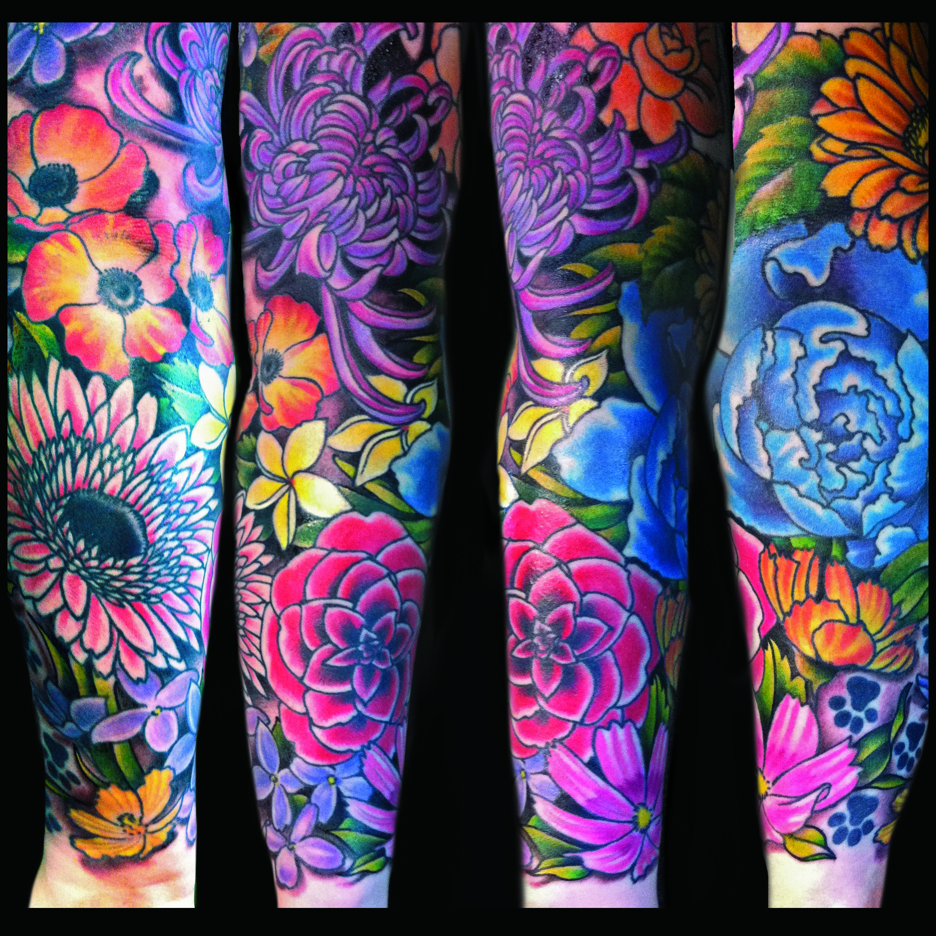 Tattoos Jessi Lawson Artist I Love The Bright Colors On This One pertaining to size 3000 X 3000