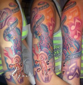 Texas Country Girl Half Sleeve Xzavi On Deviantart within sizing 882 X 905