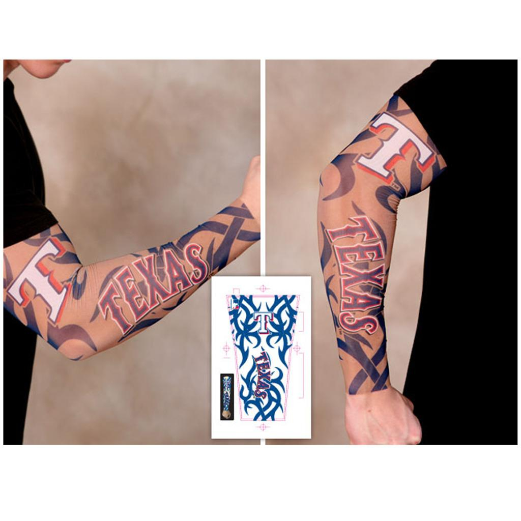 Texas Rangers Arm Tattoo Sleeve Unisex Adult Size throughout proportions 1024 X 1024