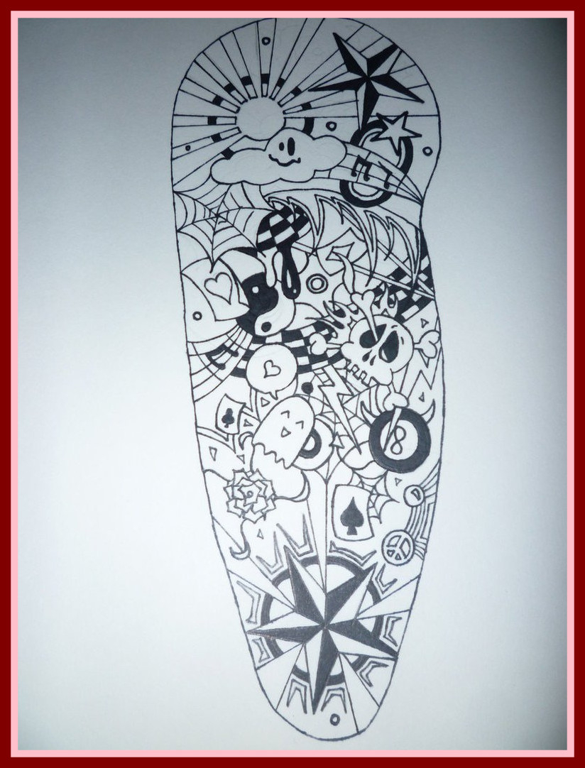 The Best Simple Half Sleeve Tattoo Designs About More On Pics Of regarding dimensions 824 X 1082