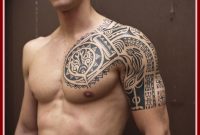 The Best Tribal Sleeve Tattoo Image For Site Com Ideas Men Half pertaining to size 1105 X 900