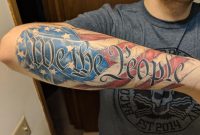 The Start Of My Patriotic Sleeve Designed And Inked Tora inside size 4032 X 3024