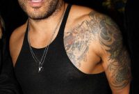 The Tattoo Lenny Kravitz Is Perhaps Best Known For Is The Japanese intended for dimensions 736 X 1104