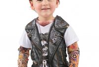 This Black Biker Tattoo Layered Tee Toddler Faux Real Is within size 959 X 1152