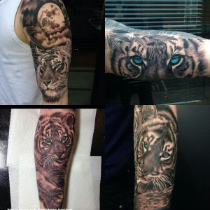 Tiger Themed Sleeve Big Tattoo Planet Community Forum for proportions 1564 X 1564