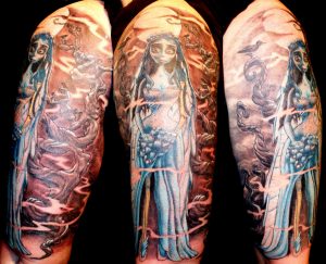 Tim Burton Corpse Bride Tattoo Sleeve Sasha Ames Corpse Br Flickr for measurements 1024 X 831