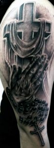 Top 60 Best Cross Tattoos For Men Photo Ideas And Designs with regard to size 599 X 1635